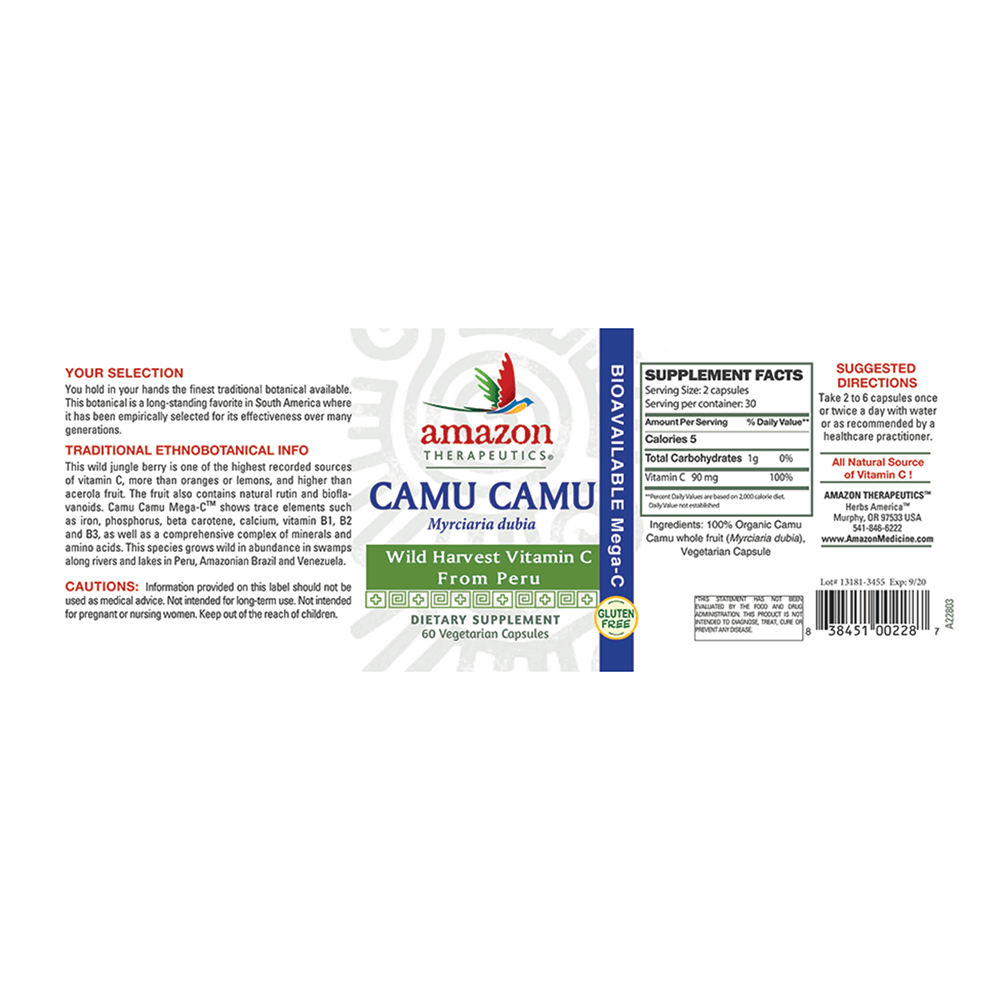 Camu Camu Mega-C Colorado Capsules (60 ct)
