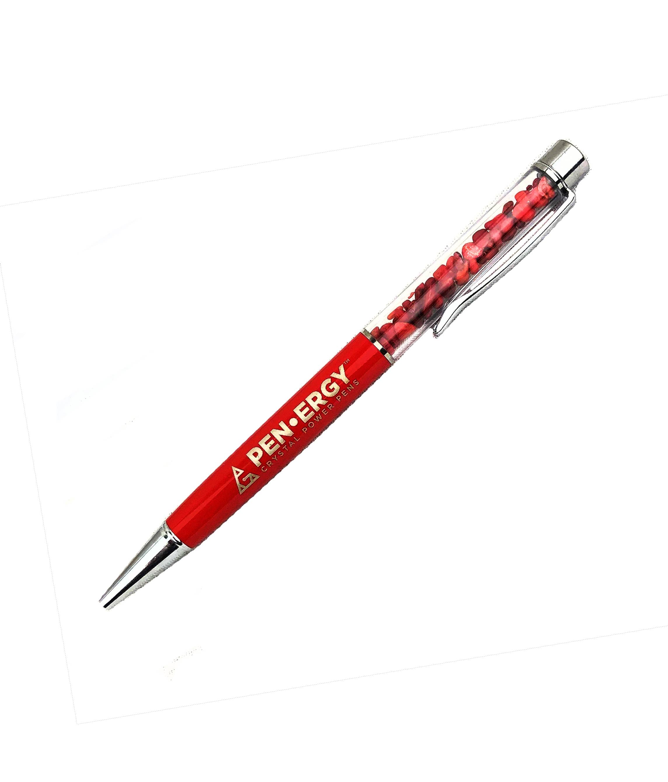 Penergy: Crystal Power Pens - Red Coral