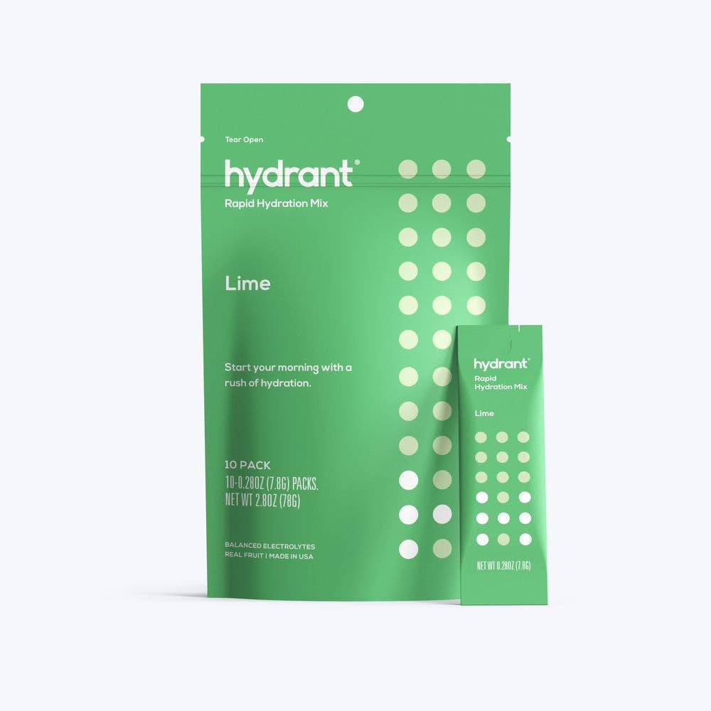Rapid Hydration Mix: Lime - 10 Count