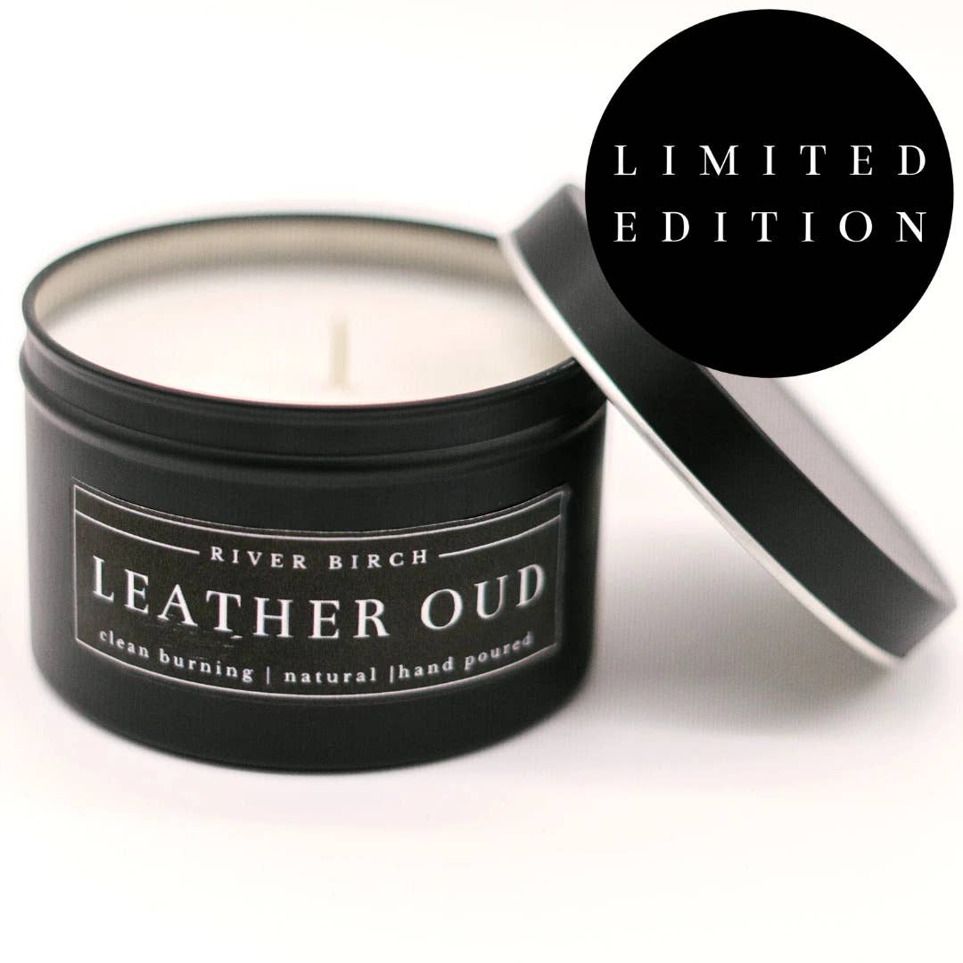Leather Oud - 8 Oz Soy Candle