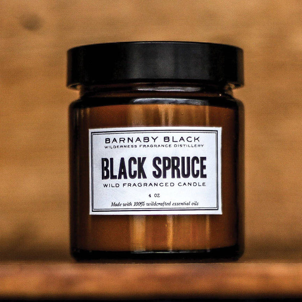Black Spruce - 4 oz Beeswax & Soy Candle