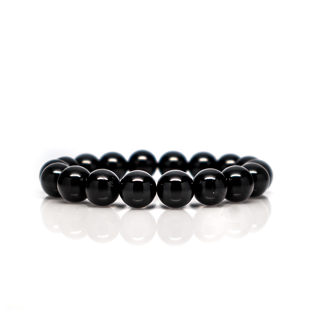 Black Tourmaline - 10mm Meditation Bracelet