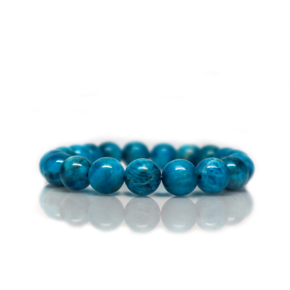 Blue Apatite - Tumbled Bracelet (8-9 mm)
