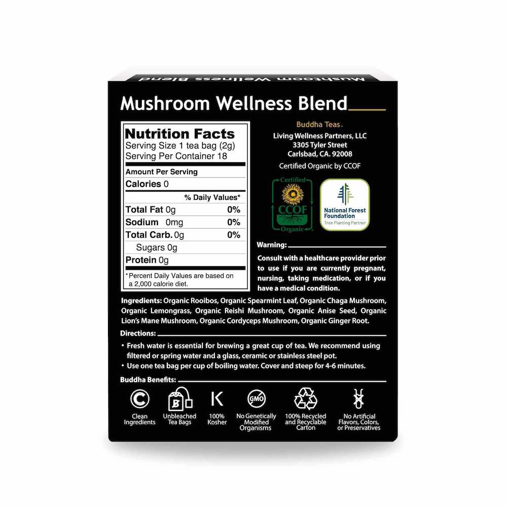 Organic Mushroom Wellness Blend Tea