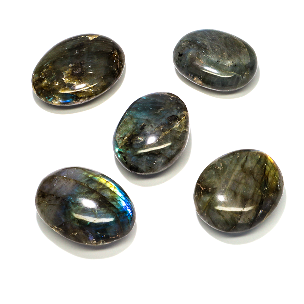 Labradorite - Palm Stone (AAA Quality)