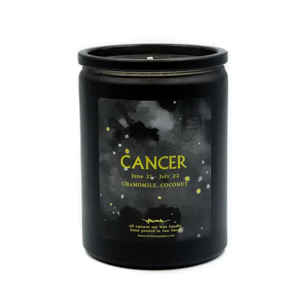 Cancer: Chamomile & Coconut - 12 Oz Soy Candle
