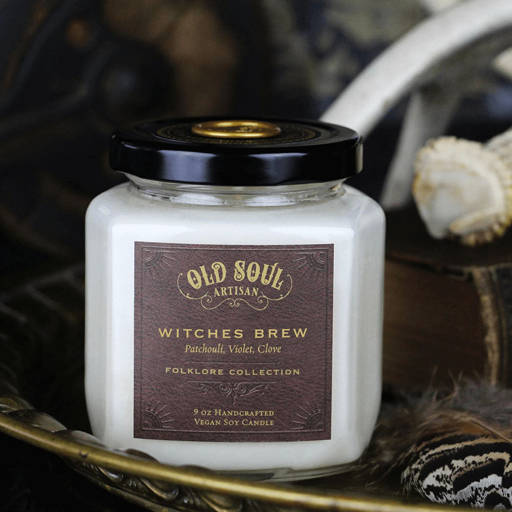 Witches Brew: Patchouli, Violet, & Clove - Soy Candle