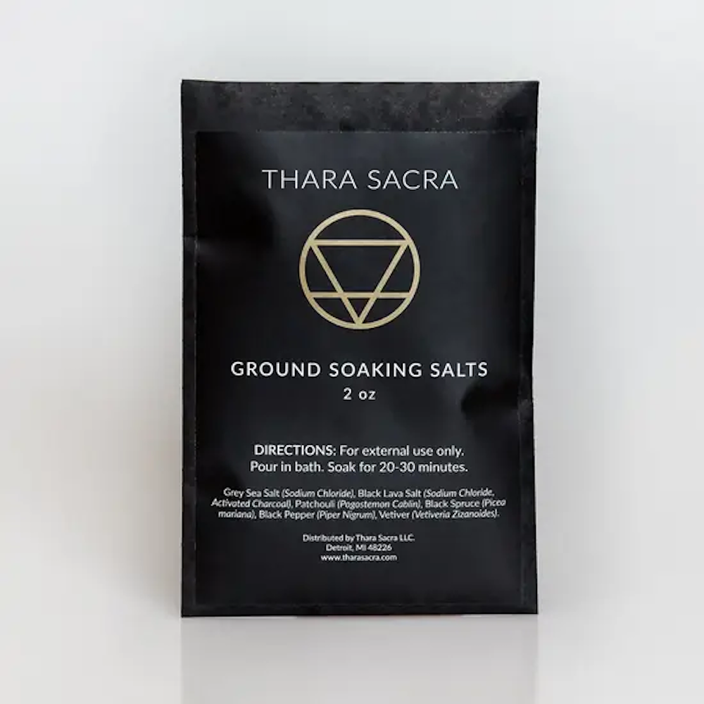 Ground Soaking Salts -  2 Oz Single Use Packet