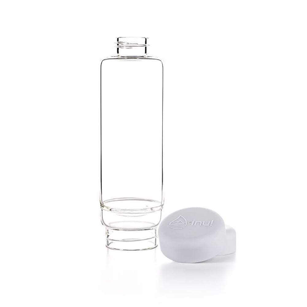 Inu! Crystal Water Bottle: Cloudy White