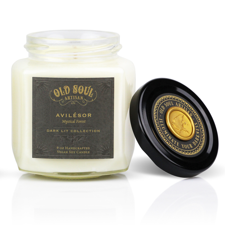 Avilesor - 9 ounce soy candle - Fantasy Literature Inspired